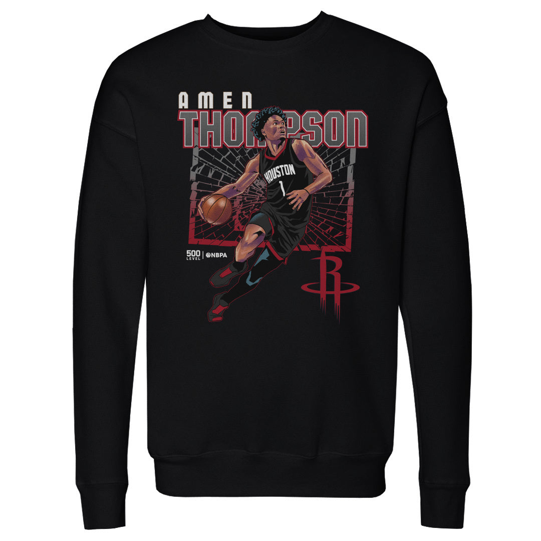 Amen Thompson Houston Rockets Shattered WHT
