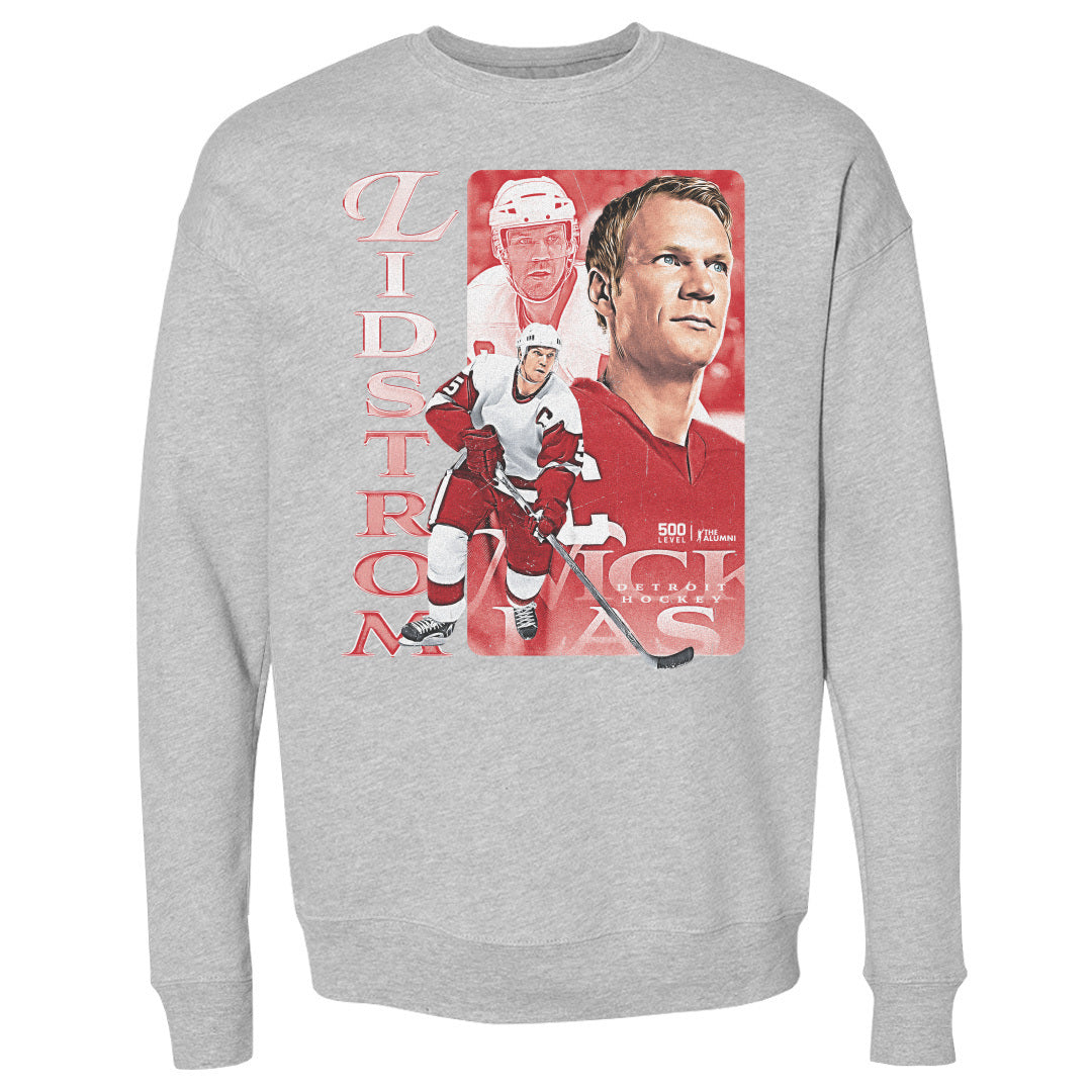 Nicklas Lidstrom Detroit Vintage WHT