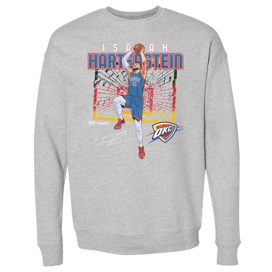 Isaiah Hartenstein Oklahoma City Thunder Shattered Flag WHT