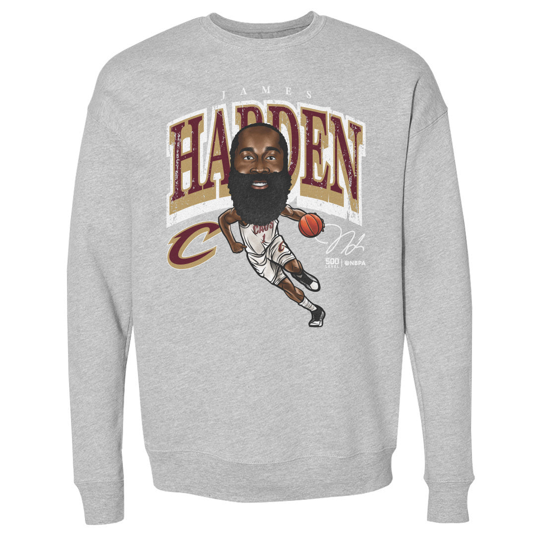 James Harden Cleveland Cavaliers Cartoon WHT