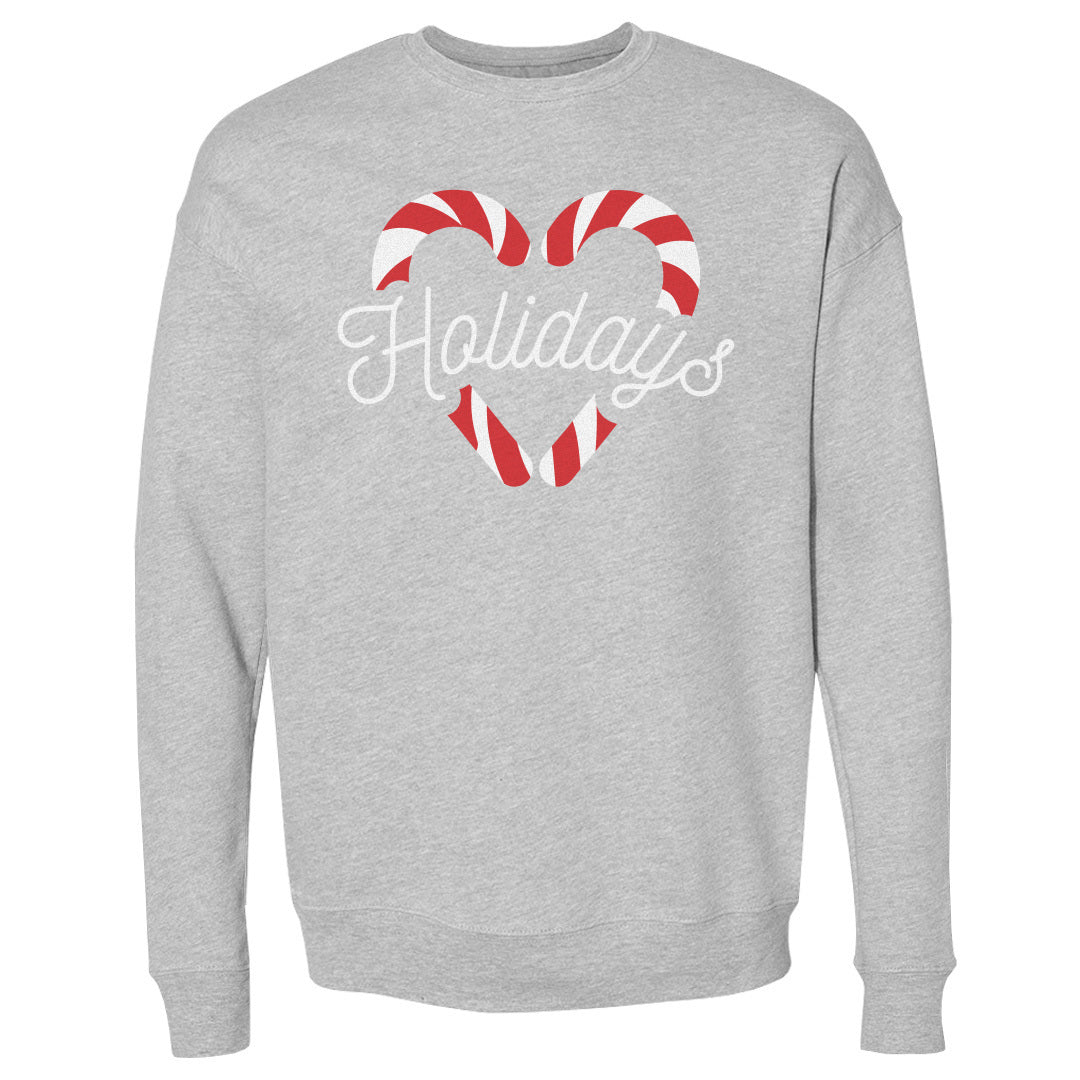 Christmas Candy Cane Heart WHT