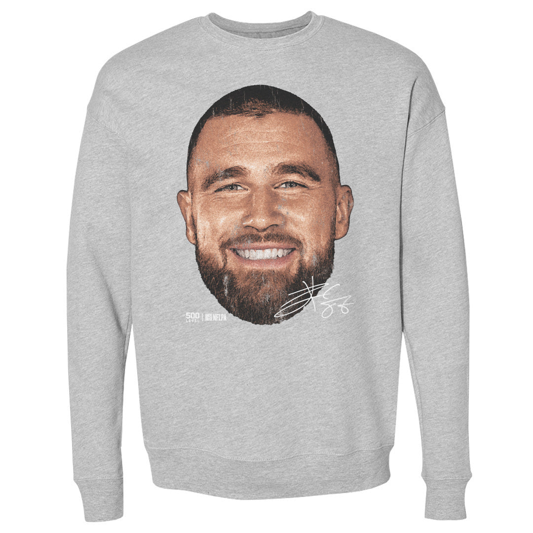 Travis Kelce Kansas City Vintage Head WHT