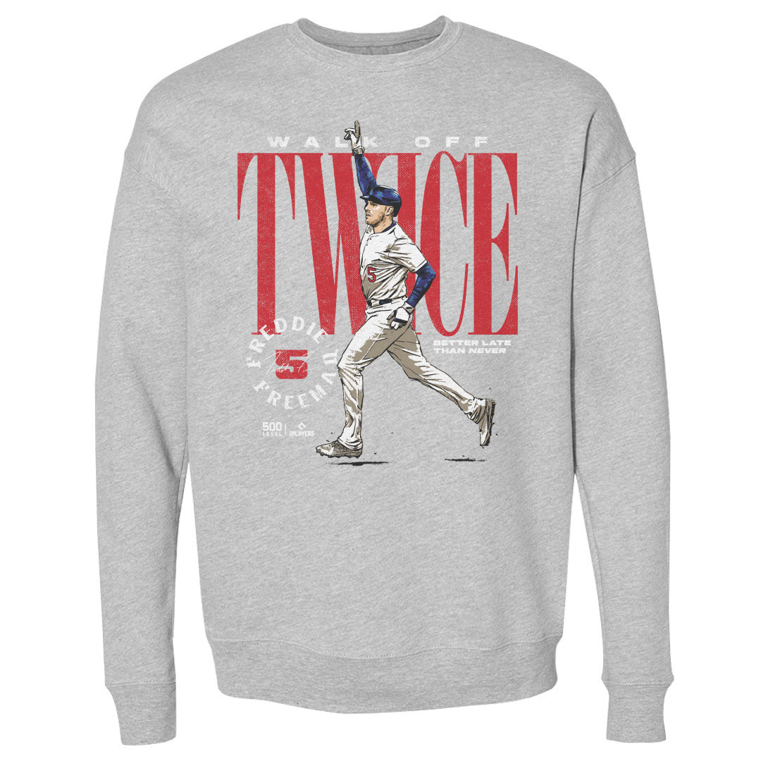 Freddie Freeman Los Angeles D Walk Off Twice WHT