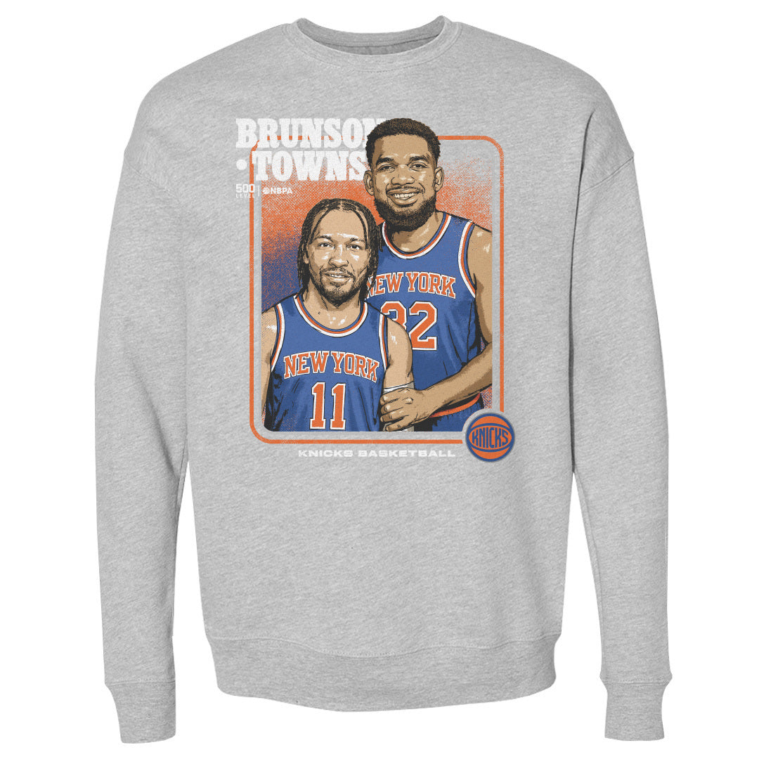 Jalen Brunson & Karl-Anthony Towns New York Knicks Step Brothers WHT