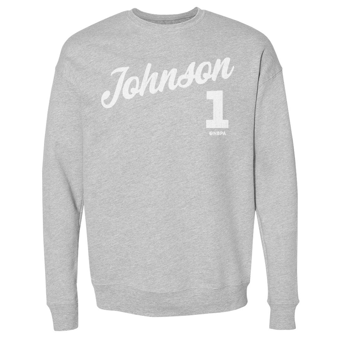 Jalen Johnson Atlanta Script WHT