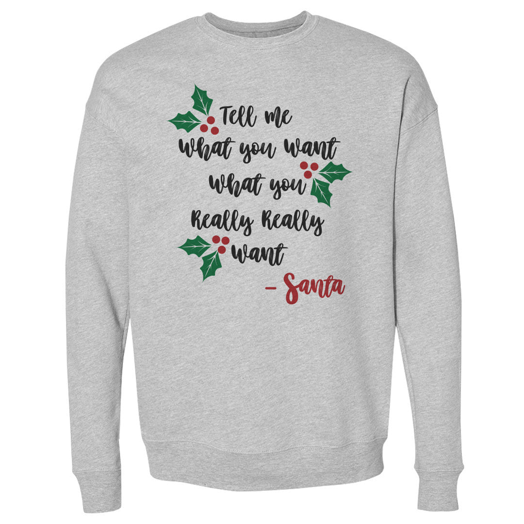 Christmas Tell Me What You Want Santa