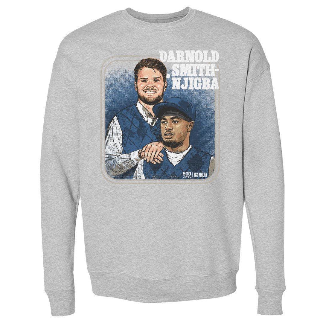 Sam Darnold & Jaxon Smith-Njigba Seattle Step Brothers WHT