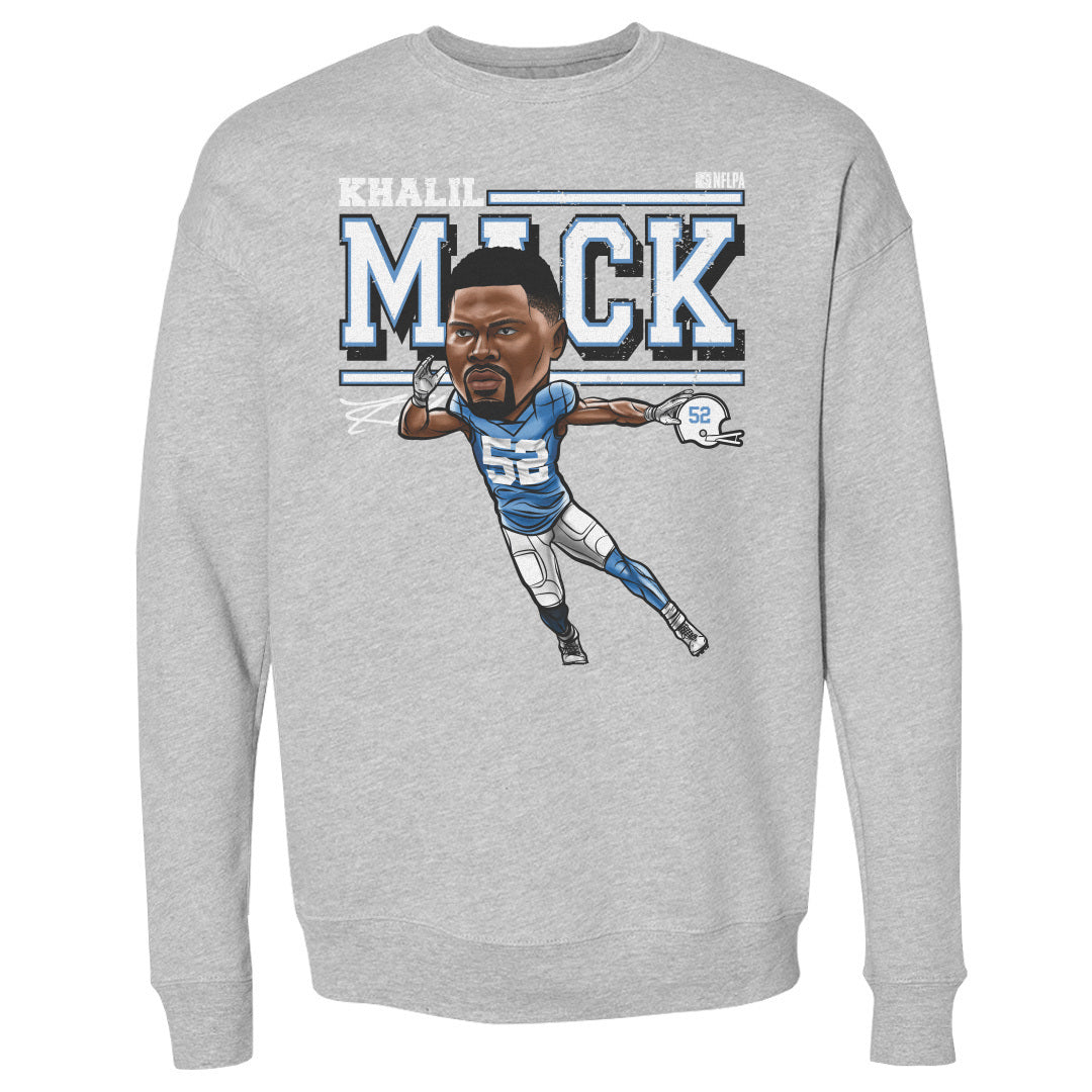 Khalil Mack Los Angeles C Cartoon WHT