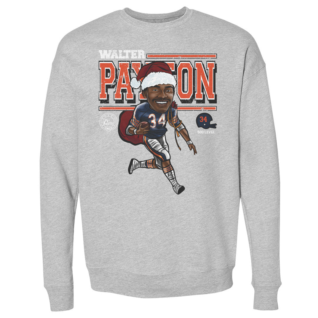 Walter Payton Chicago Cartoon Santa Hat WHT