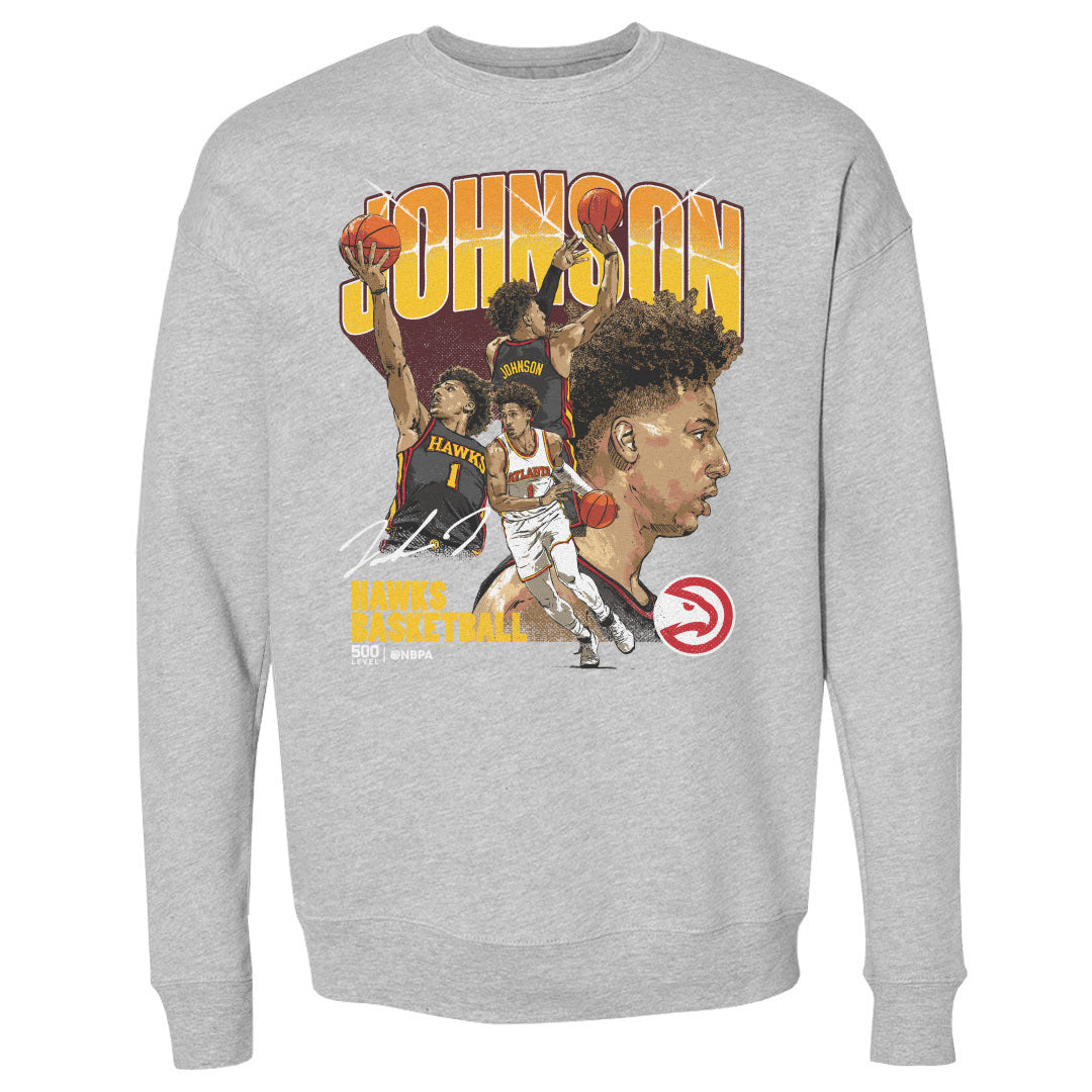 Jalen Johnson Atlanta Hawks Collage WHT