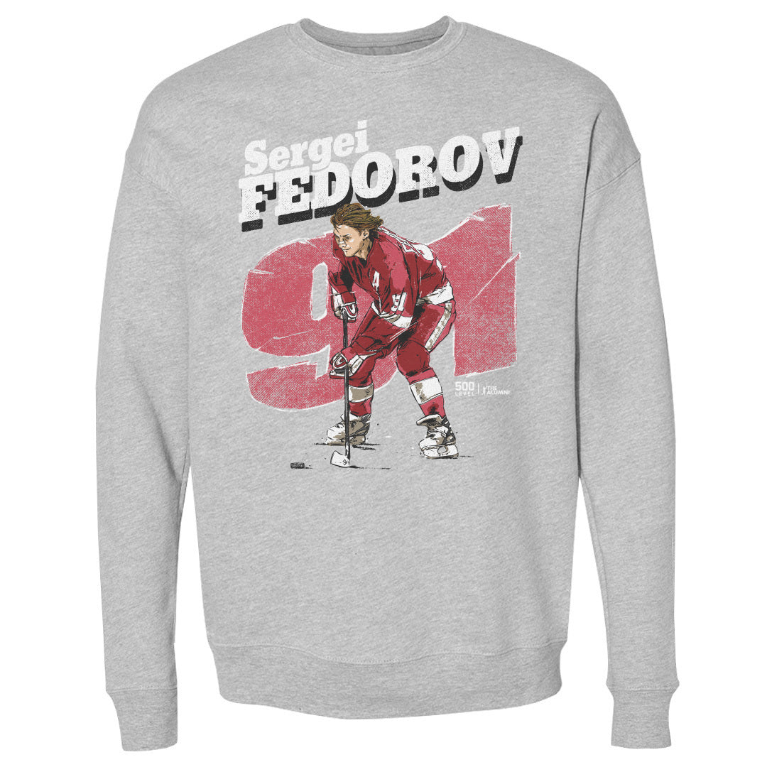 Sergei Fedorov Detroit Retro WHT