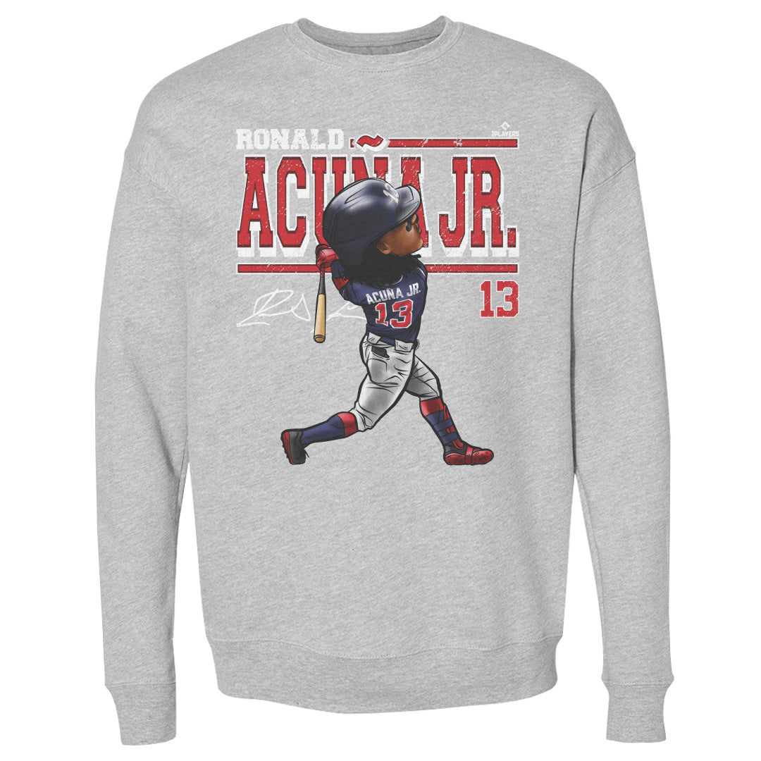 Ronald Acuna Jr. Cartoon WHT