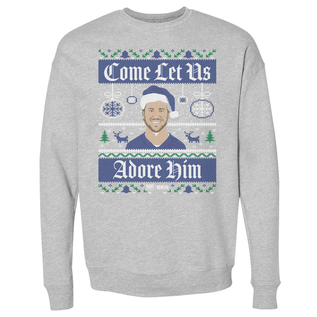 Josh Allen Buffalo Ugly Sweater WHT