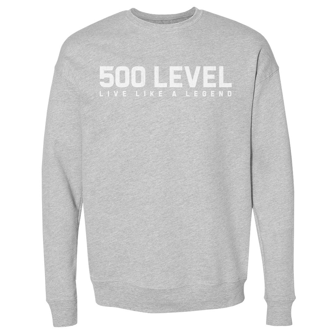 500 LEVEL Wordmark WHT