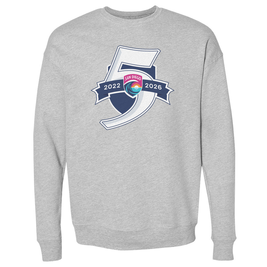 San Diego Wave FC 5 Seasons Logo WHT