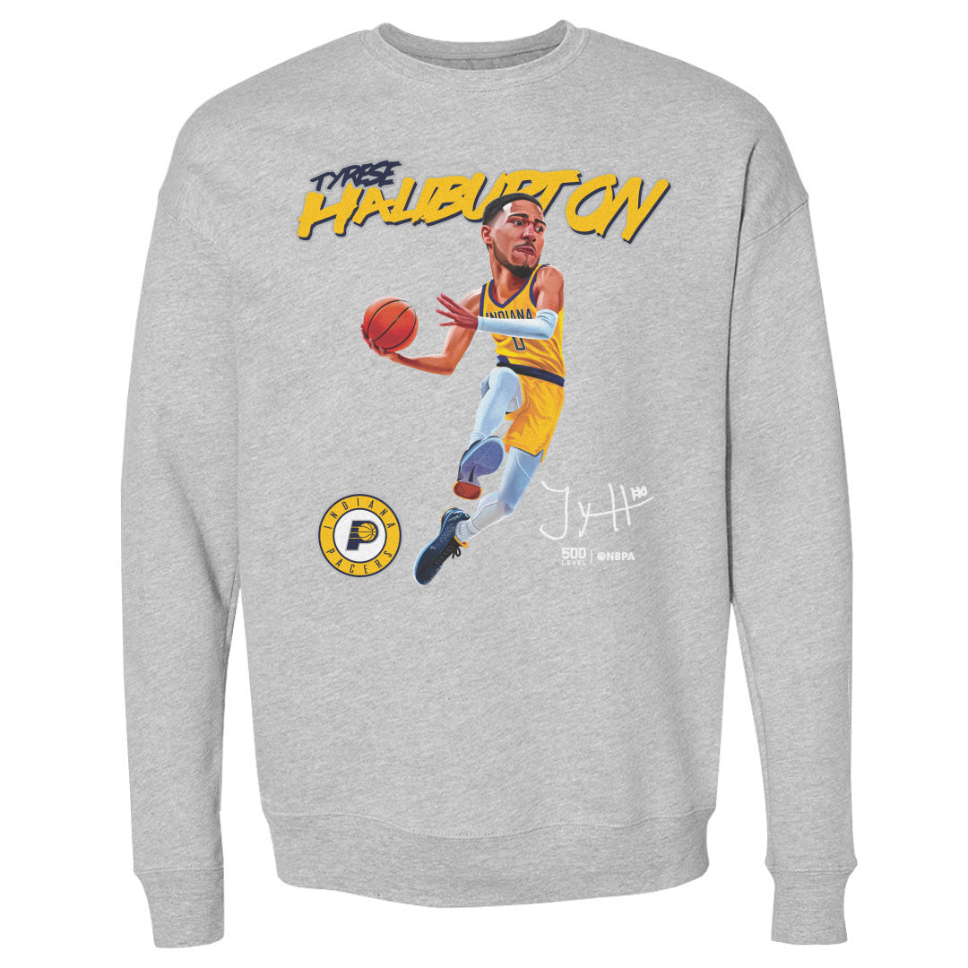 Tyrese Haliburton Indiana Pacers Caricature WHT