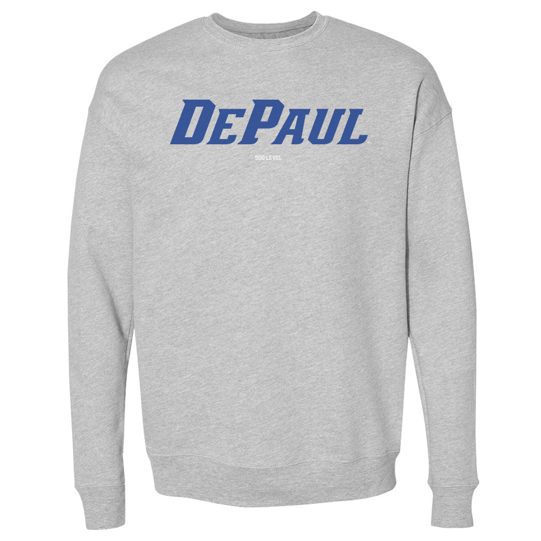 DePaul Blue Demons Wordmark Royal WHT