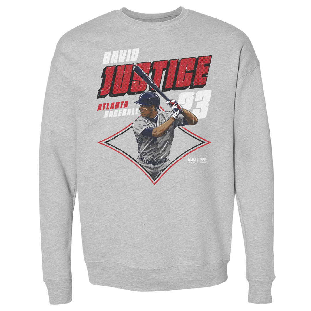 David Justice Atlanta Diamond WHT
