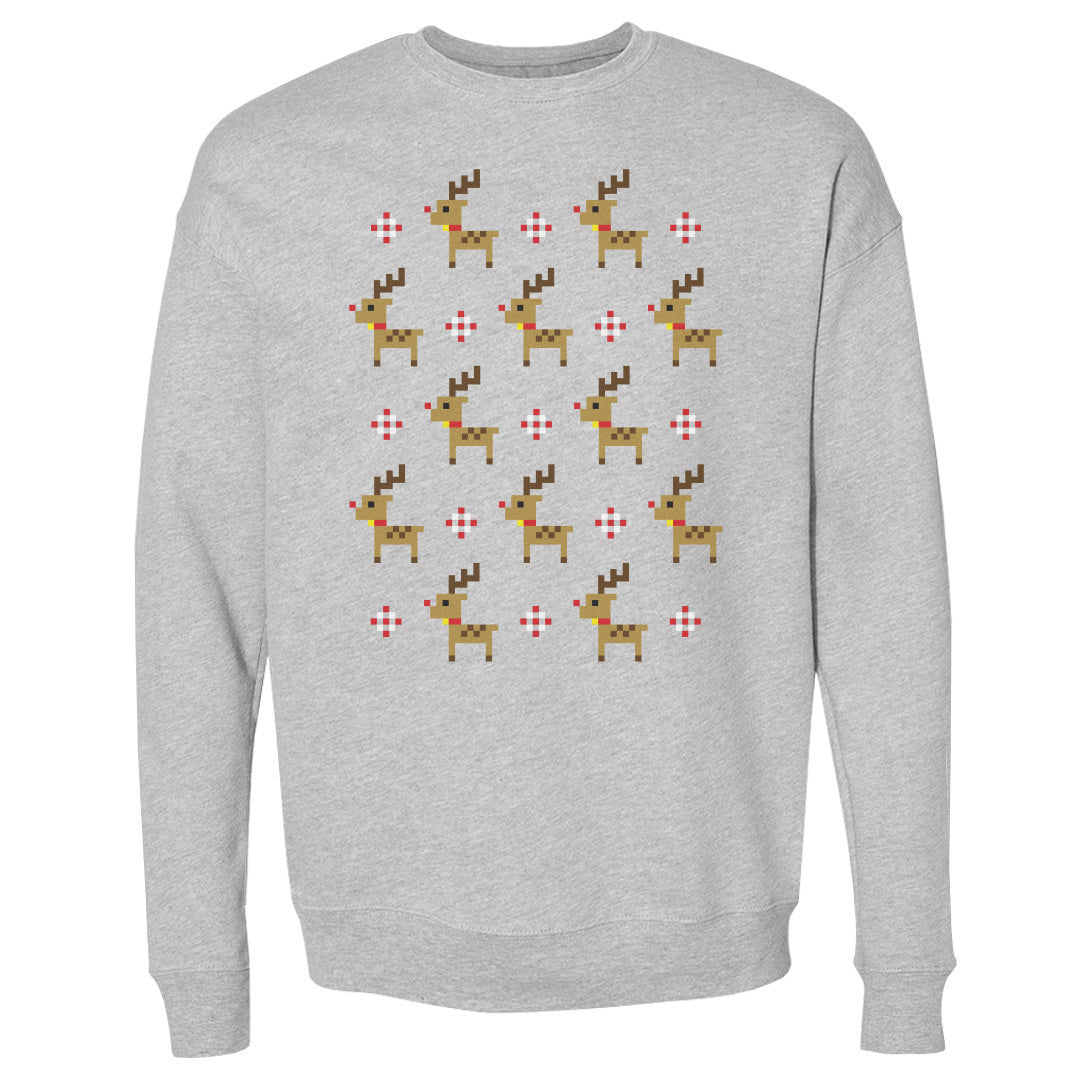 Christmas 8-bit Reindeer WHT