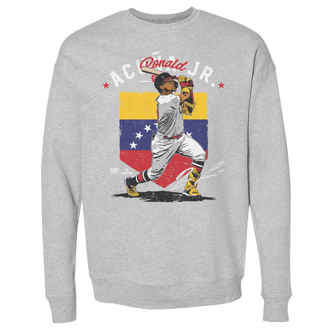 Ronald Acuna Jr. Atlanta Country Flag WHT