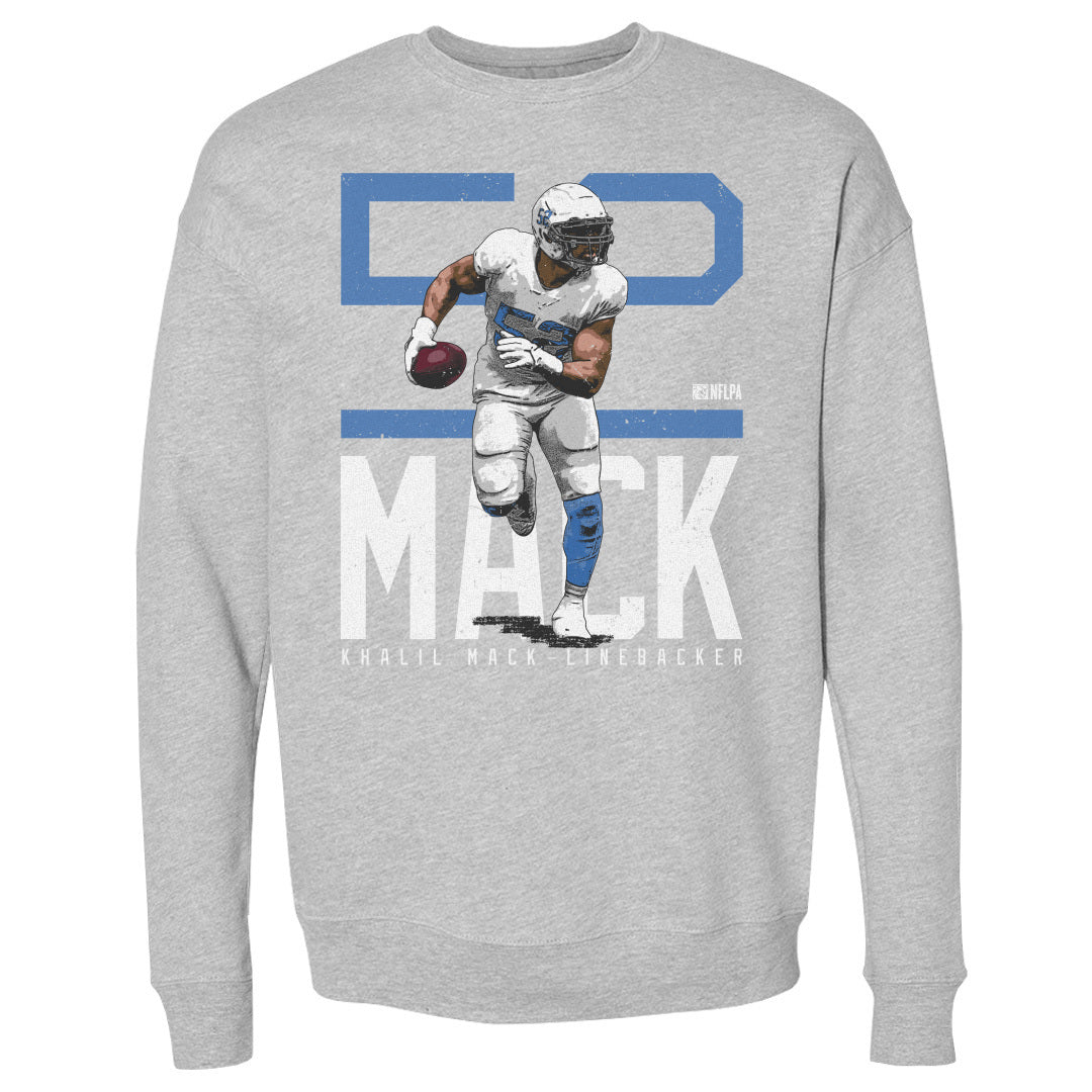 Khalil Mack Los Angeles C Bold Number WHT