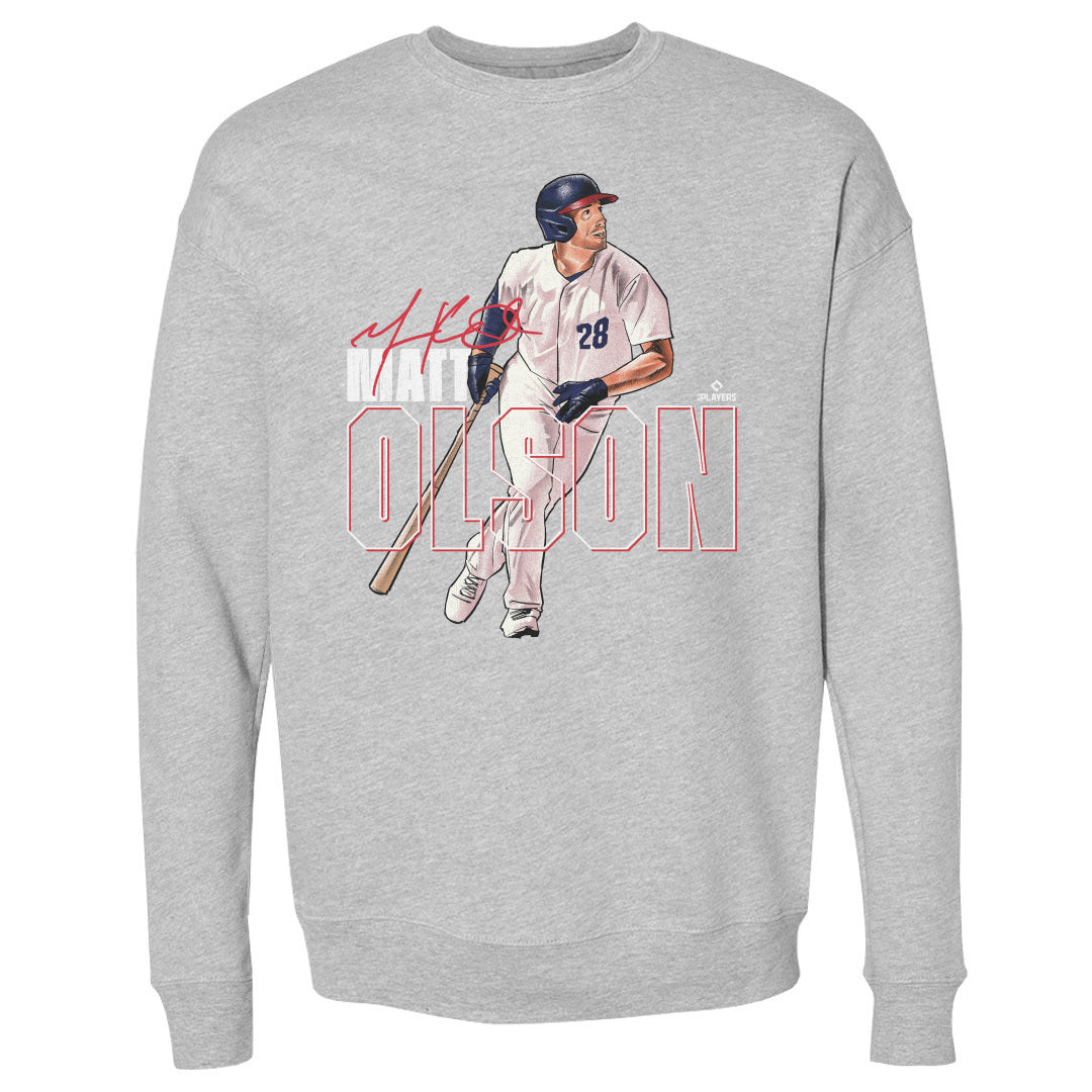 Matt Olson Atlanta Stance WHT