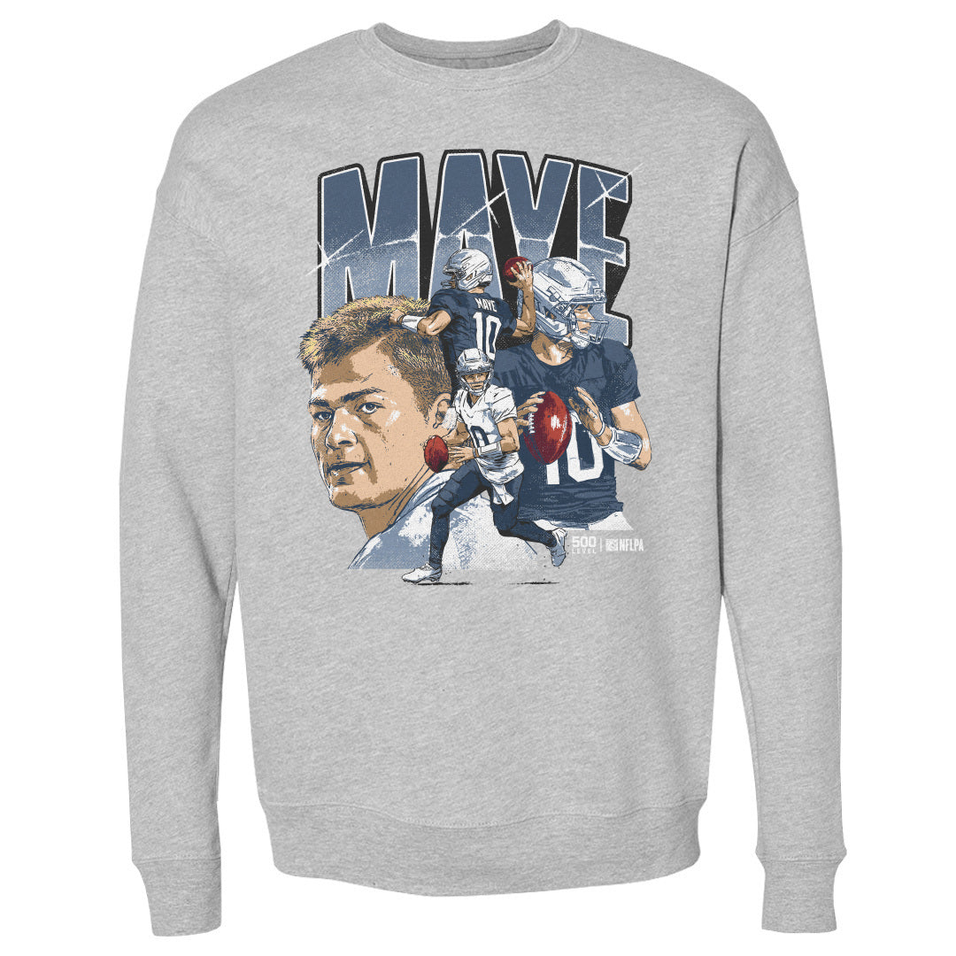 Drake Maye New England Collage WHT