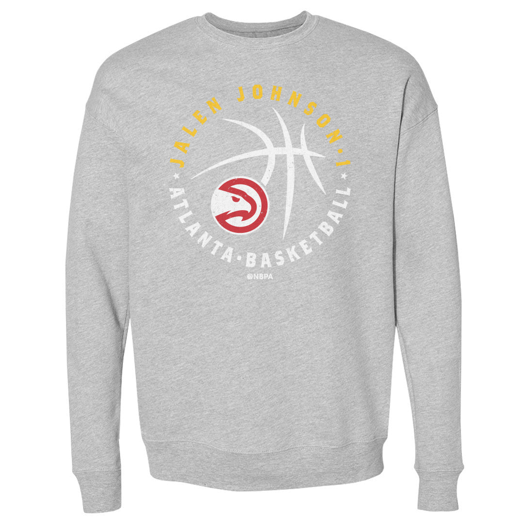 Jalen Johnson Atlanta Hawks Player Ball WHT