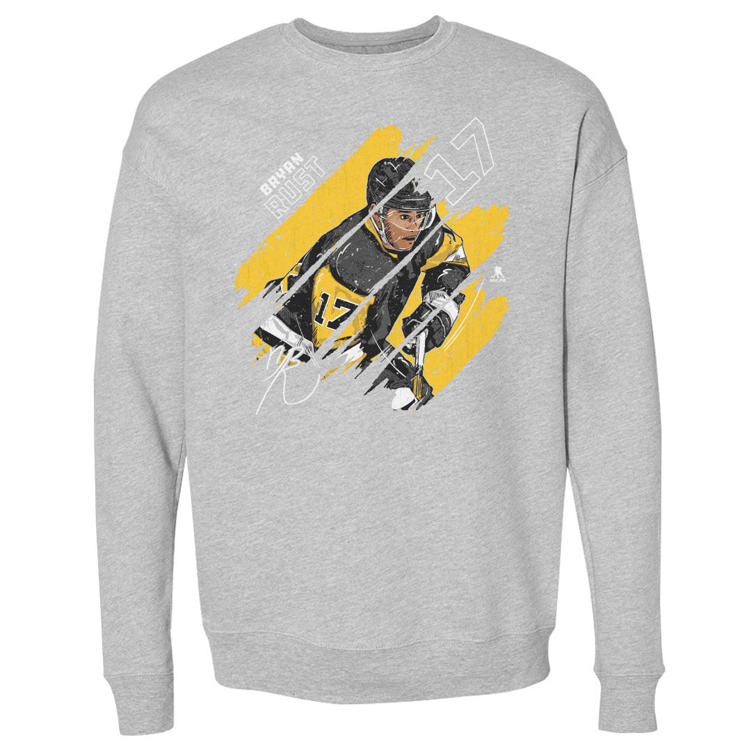 Bryan Rust Pittsburgh Stripes WHT