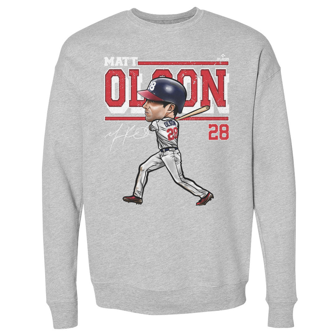 Matt Olson Atlanta Cartoon WHT