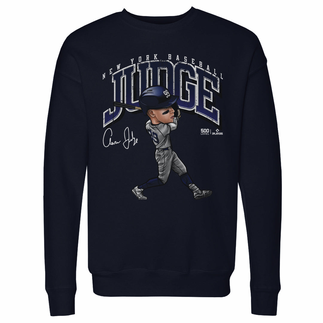 Aaron Judge New York Y Cartoon WHT