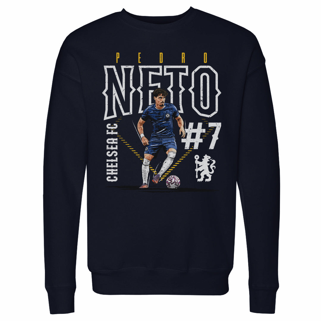 Pedro Neto Chelsea FC Outline Number WHT