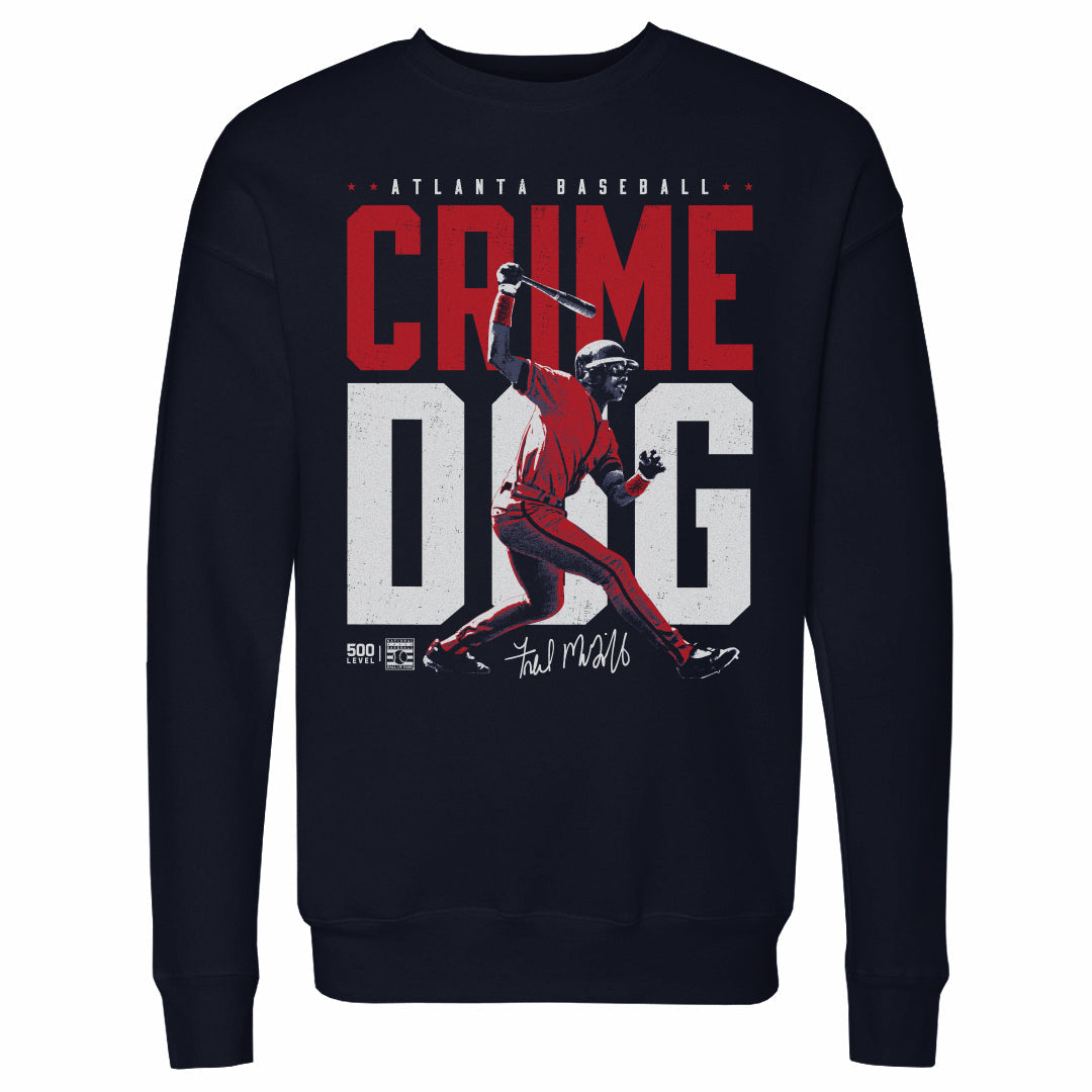 Fred McGriff Atlanta Crime Dog WHT