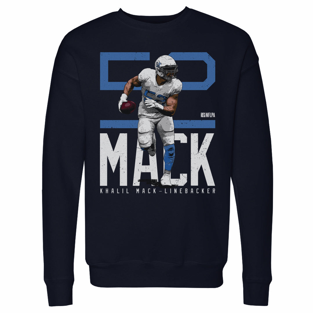 Khalil Mack Los Angeles C Bold Number WHT