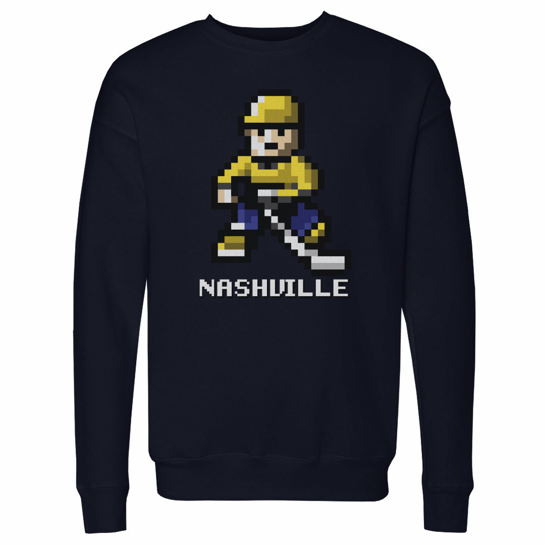 Nashville Hockey 8-bit WHT