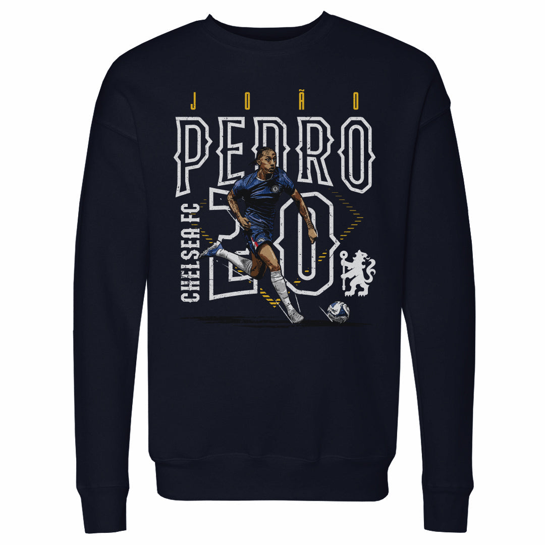 Joao Pedro Chelsea FC Outline Number WHT