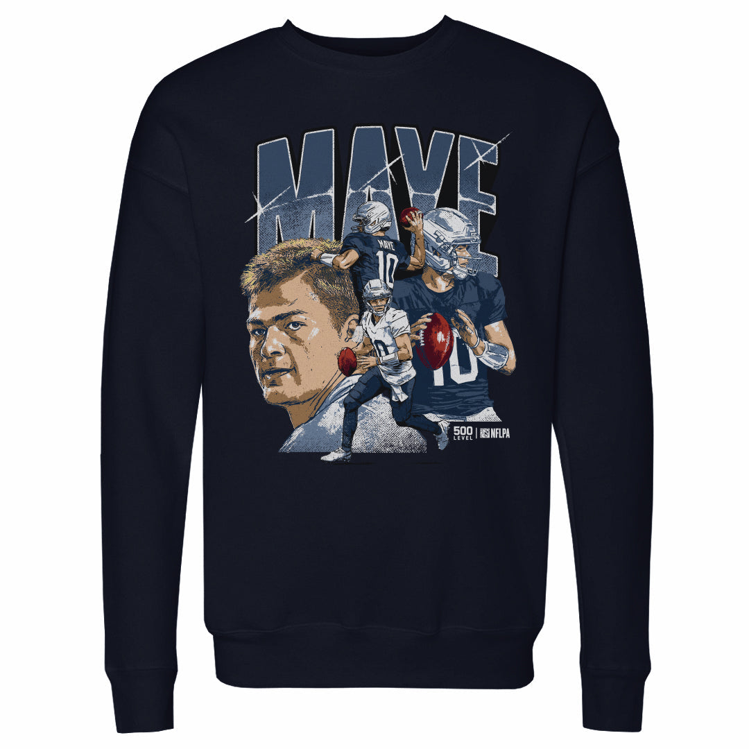 Drake Maye New England Collage WHT