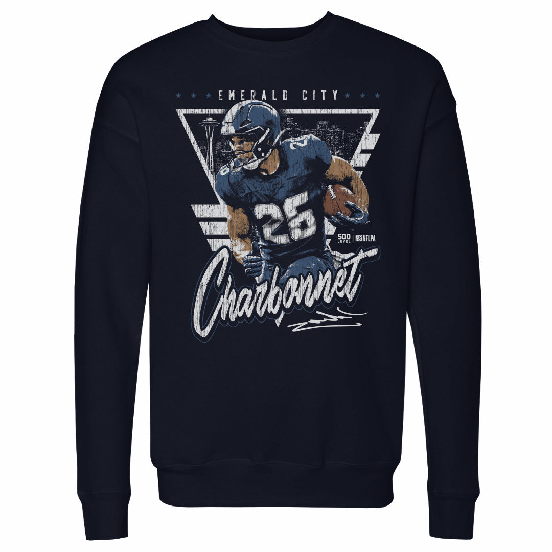 Zach Charbonnet Seattle Triangle Retro WHT