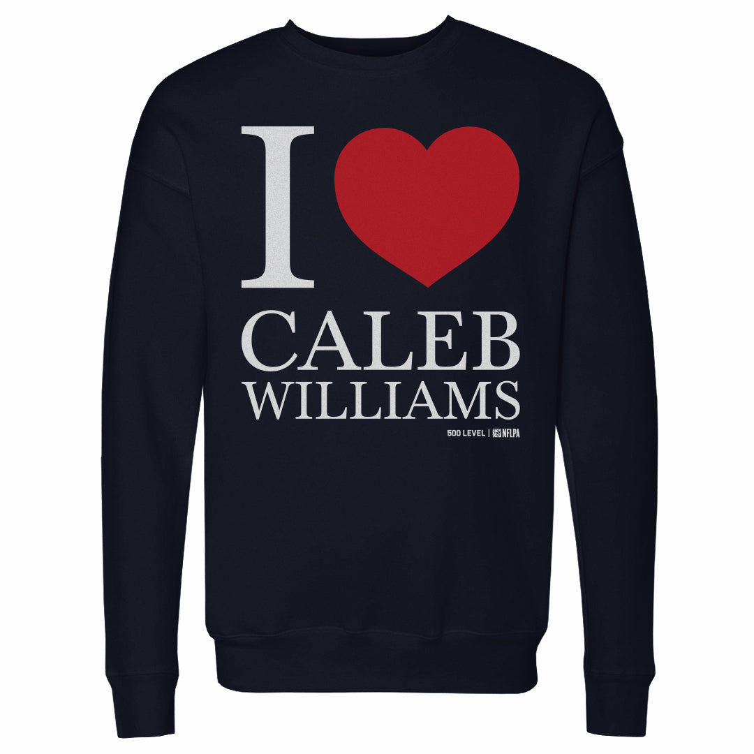 Caleb Williams Chicago I Love WHT