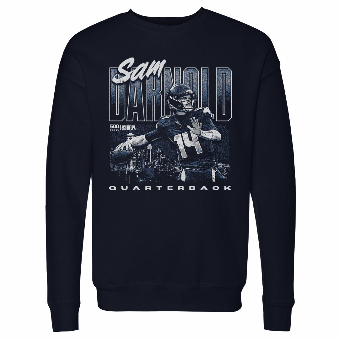 Sam Darnold Seattle Bitmap WHT