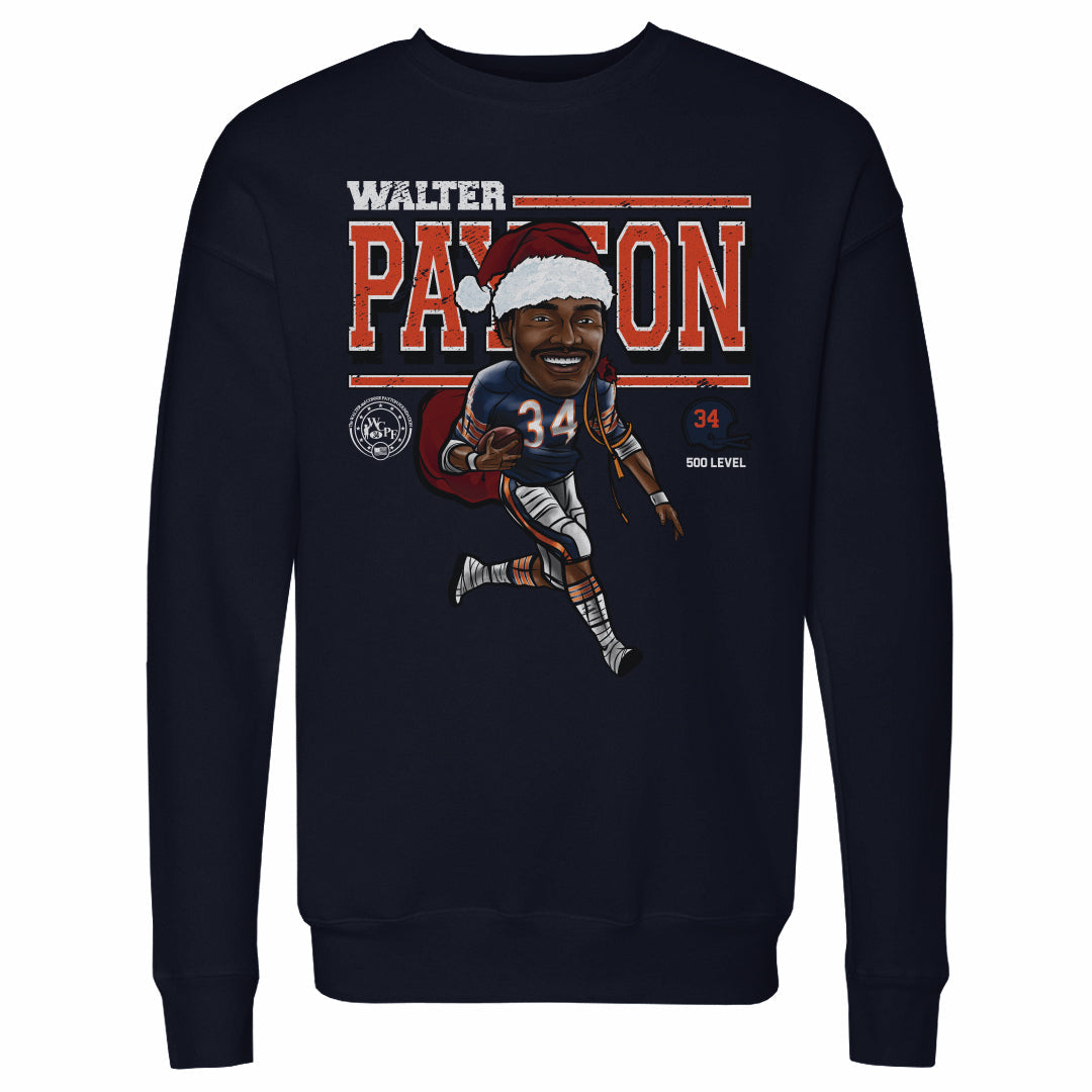 Walter Payton Chicago Cartoon Santa Hat WHT
