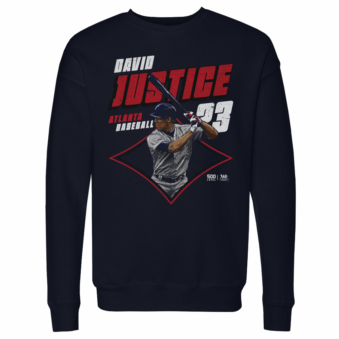 David Justice Atlanta Diamond WHT