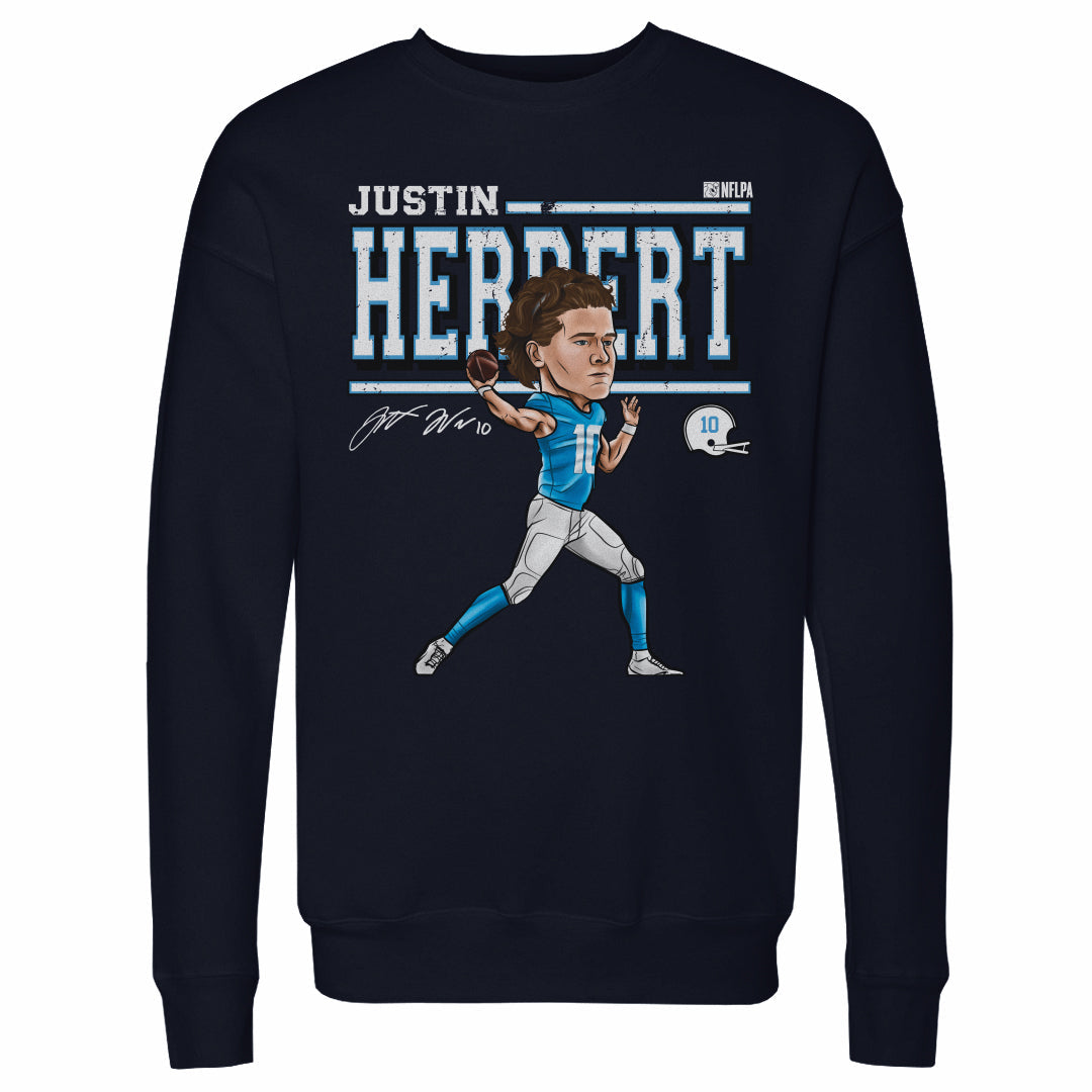 Justin Herbert Cartoon WHT