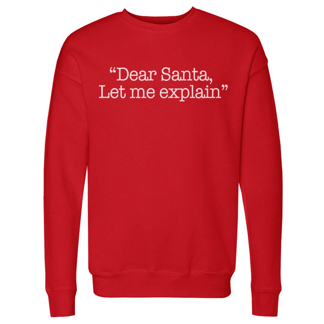 Christmas Dear Santa Let Me Explain WHT