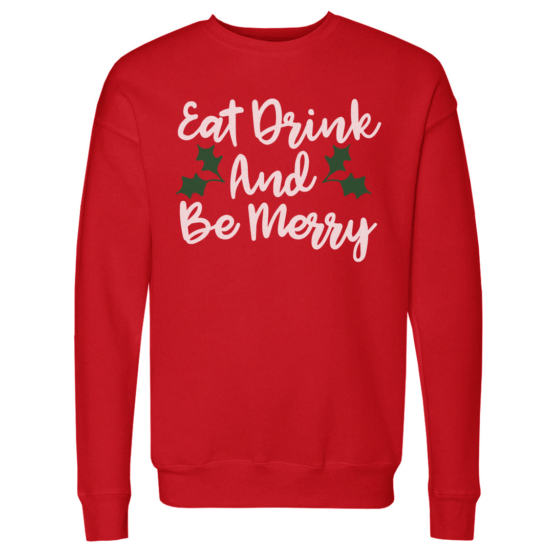 Christmas Eat Drink And Be Merry WHT