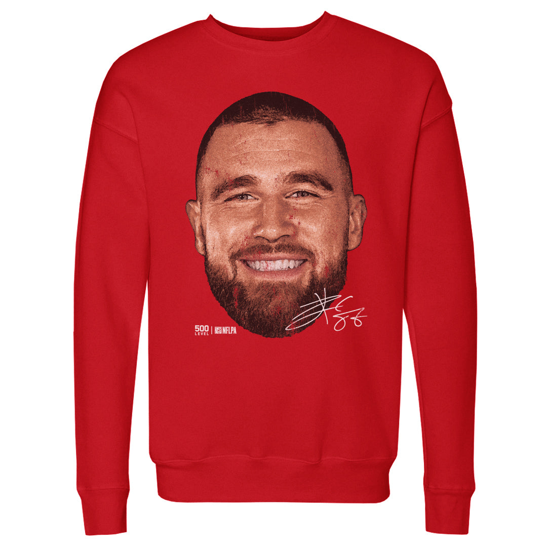 Travis Kelce Kansas City Vintage Head WHT
