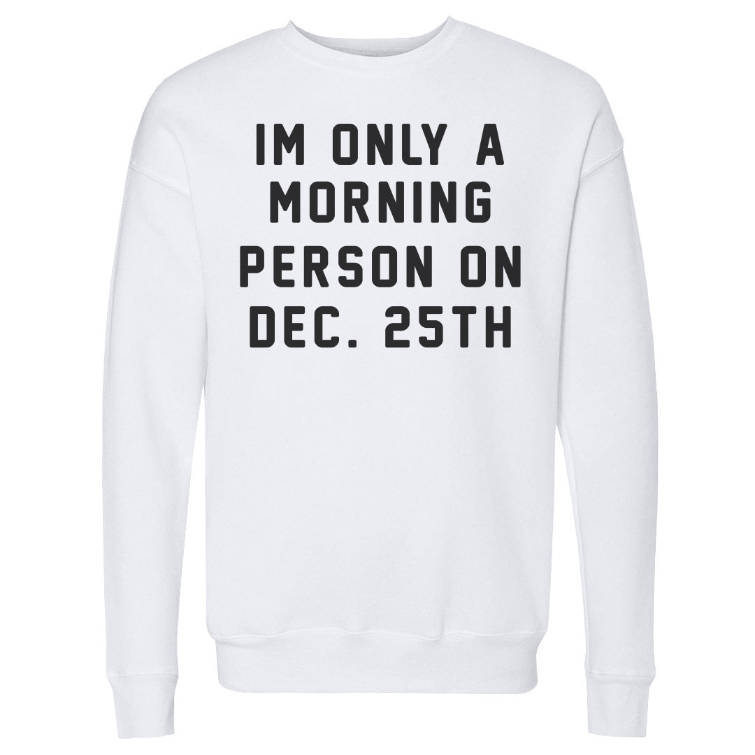 Christmas Morning Person On Christmas