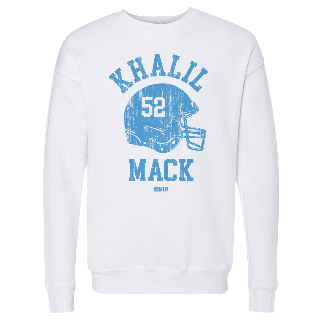 Khalil Mack Los Angeles C Helmet Font
