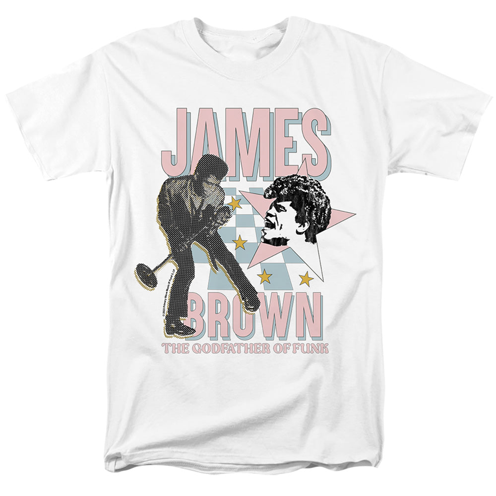 Funky Mic Mens T Shirt White