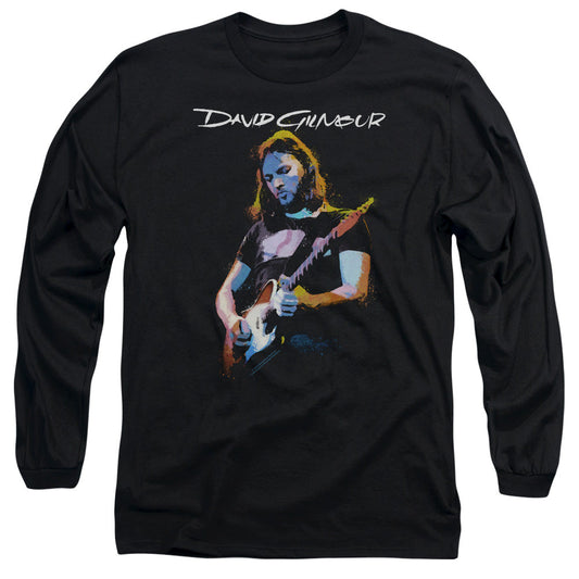 David Gilmour Guitar Gilmour Mens Long Sleeve Shirt Black Officially Licensed